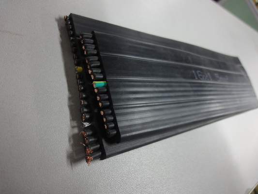 Buy Four Core Crane Cable, Four Core Flat Traveling Cable, ECHU Flat Cable YFFB 16G1.5 online manufacture