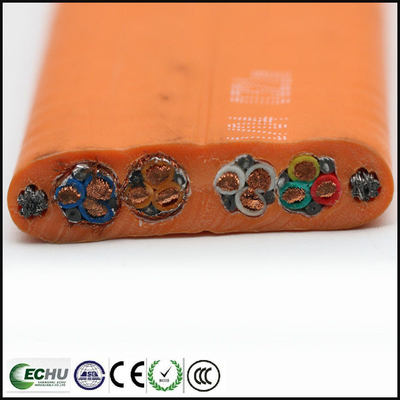 Good price Bunch Core Flat Elevator Cable, ECHU Traveling Cable, PVC Flat Cable online