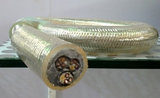 Good price Transparent PVC Double Jacket Flexible Chain Cable online
