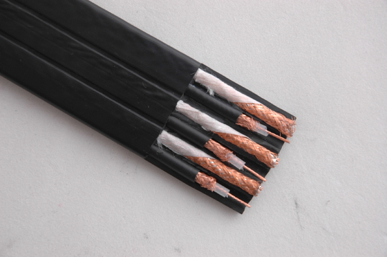 Good price Flat Elevator Cable with Communication Cable, Flat Traveling Cables, Flat Video Cable online