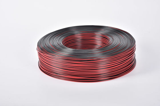 Good price Two Core Parallel Audio Flat Cable UL2468 PVC Insulated Copper Red and Black Electric Speaker Cable online